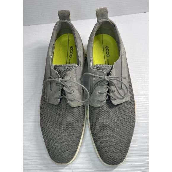 Ecco Men’s St.1 Hybrid Lite Mesh Summer Derby Oxford Shoes Gray US 11-11.5/45 - Picture 1 of 11